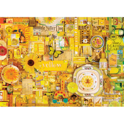 Cobble Hill Yellow Jigsaw Puzzle Yellow 1000 pc