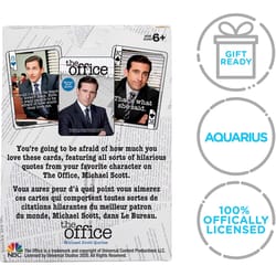 Aquarius The Office Michael Quotes Playing Cards Multicolored