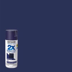 Rust-Oleum Painter's Touch 2X Ultra Cover Satin Midnight Blue Paint+Primer Spray Paint 12 oz