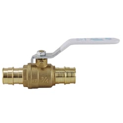 Apollo Expansion PEX A 3/4 in. Brass Expansion Pex Ball Valve Full Port Quarter-Turn Lever For Potab