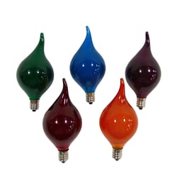 Holiday Bright Lights Incandescent G45 Multicolored 5 ct Replacement Christmas Light Bulbs