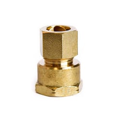 ATC 1/2 in. Compression in. X 1/2 in. D FPT Brass Coupling