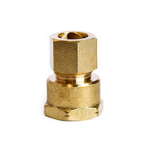ATC 1/2 in. Compression in. X 1/2 in. D FPT Brass Coupling Mfr ...