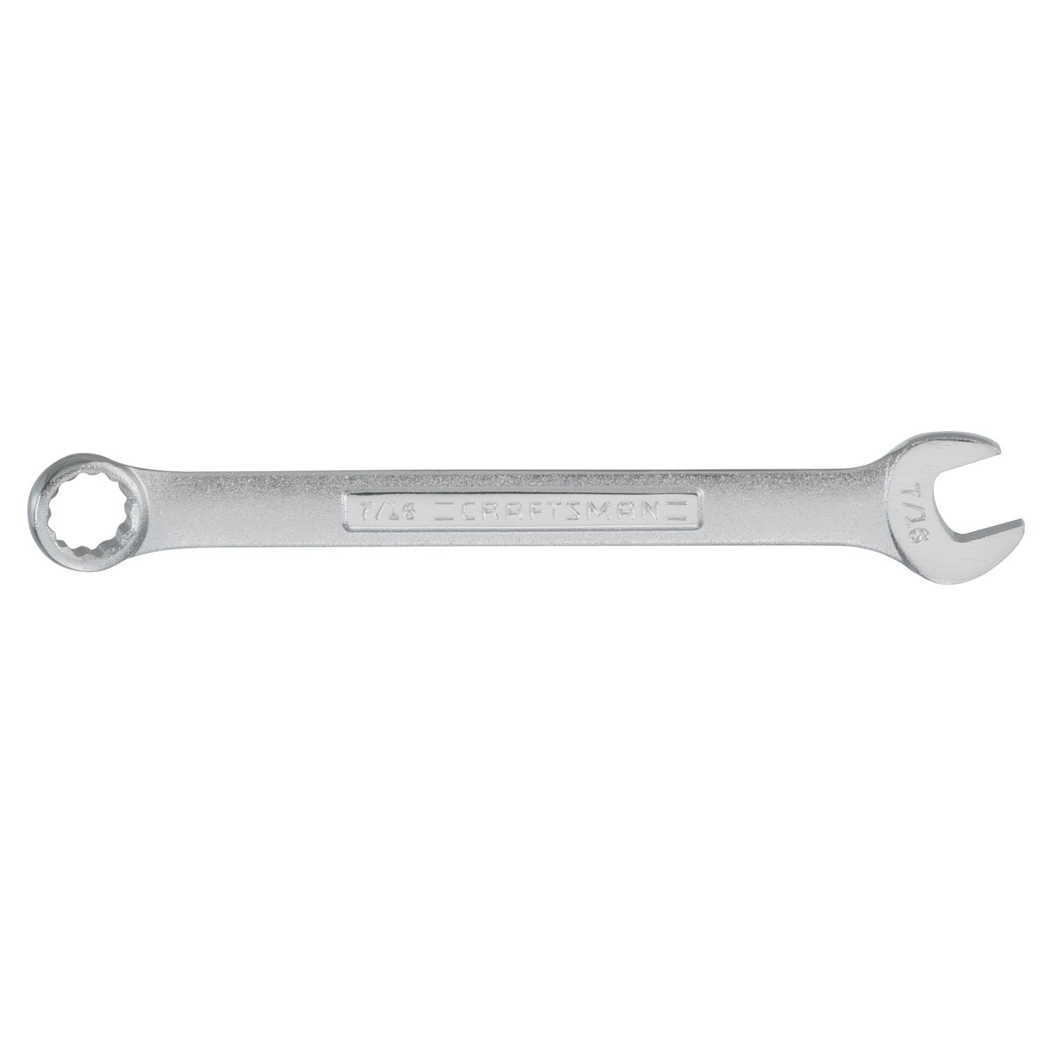 Craftsman 7/16 in. 12 Point SAE Ratcheting Wrench, 7.4 in. L