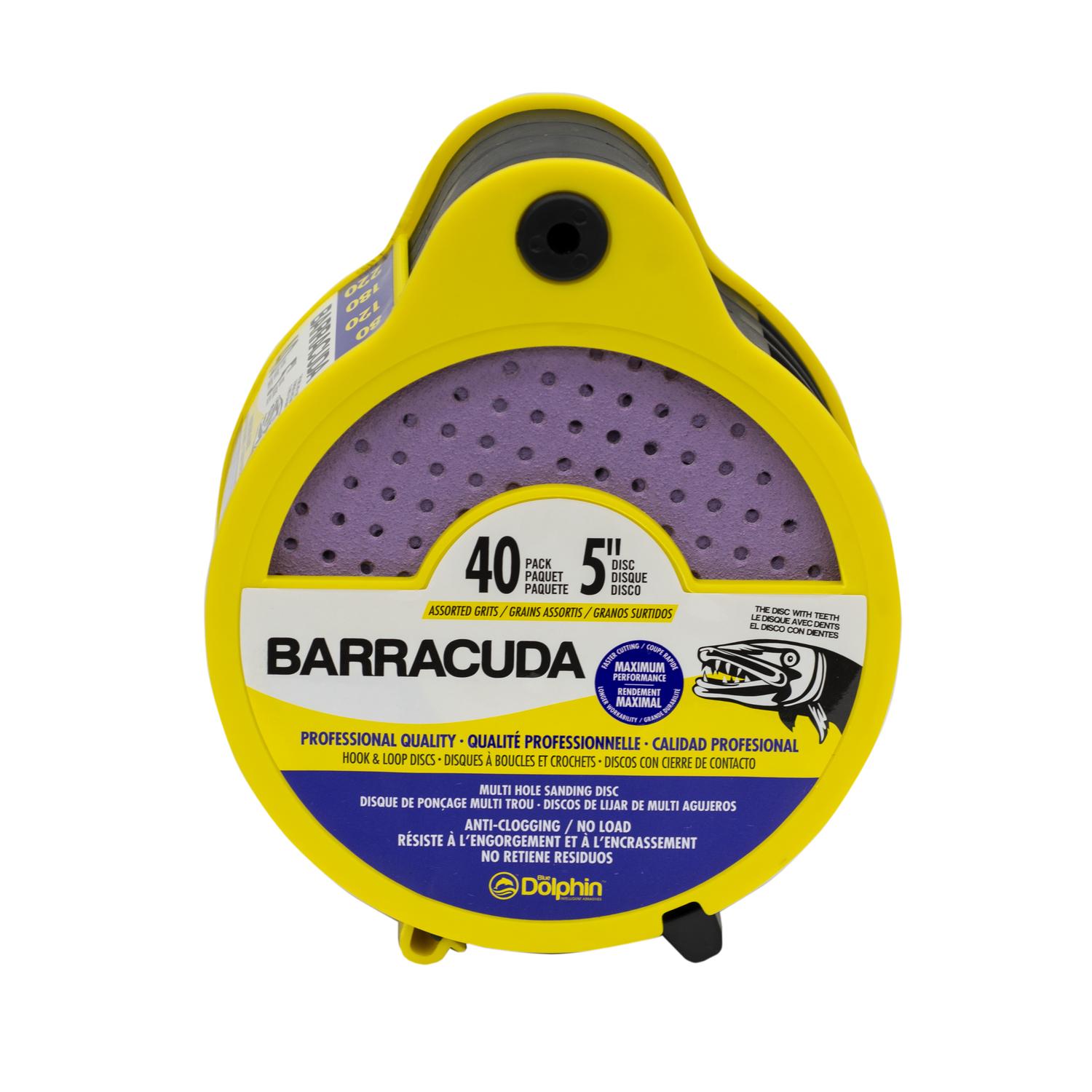 Blue Dolphin Barracuda 5 in. Aluminum Oxide Hook and Loop