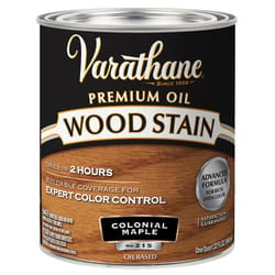 Varathane Premium Semi-Transparent Colonial Maple Oil-Based Urethane Modified Alkyd Wood Stain 1 qt