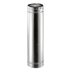 DuraVent DirectVent 4 in. D X 48 in. L Galvanized Steel Exhaust Vent Pipe