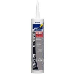 White Lightning 3006 Advanced Formula White Siliconized Acrylic Latex Caulk 10 oz