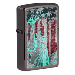 Zippo Green/Silver Statue of Liberty Lighter 1 pk