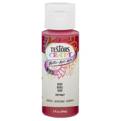 Testors Matte Ruby Craft Spray Paint 2 oz