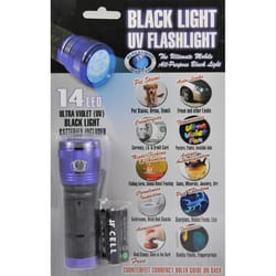 Blacklight Master 10 lm Black/Blue LED UV Flashlight AAA Battery