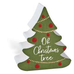 P. Graham Dunn Multicolored Oh Christmas Tree Sign 3.5 in.