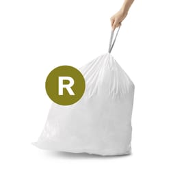 Simplehuman Code R 2.64 gal Trash Can Liners Drawstring 60 pk