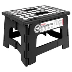 Kikkerland 12 in. H X 10 in. W X 8 in. D 300 lb. capacity 1 step Plastic Folding Step Stool