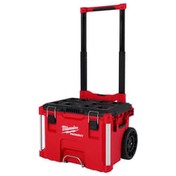 Milwaukee Packout 18.6 in. Rolling Tool Box Black/Red