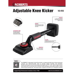 Roberts 4.75 in. H X 4.75 in. W X 19.25 in. L Aluminum/Steel Knee Kicker 1 pk