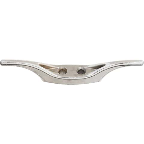 National Hardware Stainless Steel Rope Cleat 30 lb. cap. 4-1/2 in. L National Hardware Stainless Steel Rope Cleat 30 lb. cap. 4-1/2 in. L