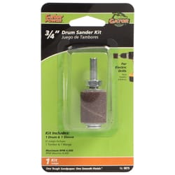 Gator 3/4 in. D X 3/4 in. L Aluminum Oxide Drum Sander Kit 50 Grit Coarse 1 pc