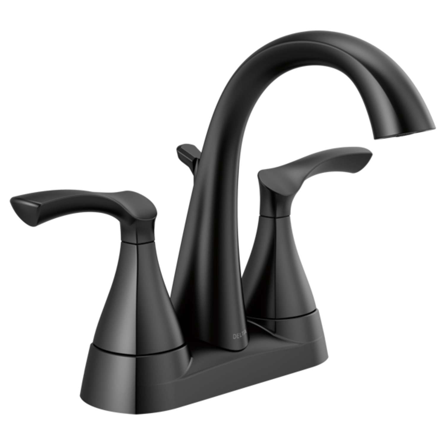 Delta Sandover Black TwoHandle Bathroom Faucet 4 in. Ace Hardware