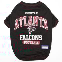 Pets First Black Atlanta Falcons Dog T-Shirt Extra Small