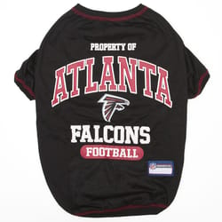 Pets First Black Atlanta Falcons Dog T-Shirt Extra Small