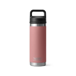 YETI Rambler 18 oz Sandstone Pink BPA Free Bottle with Chug Cap