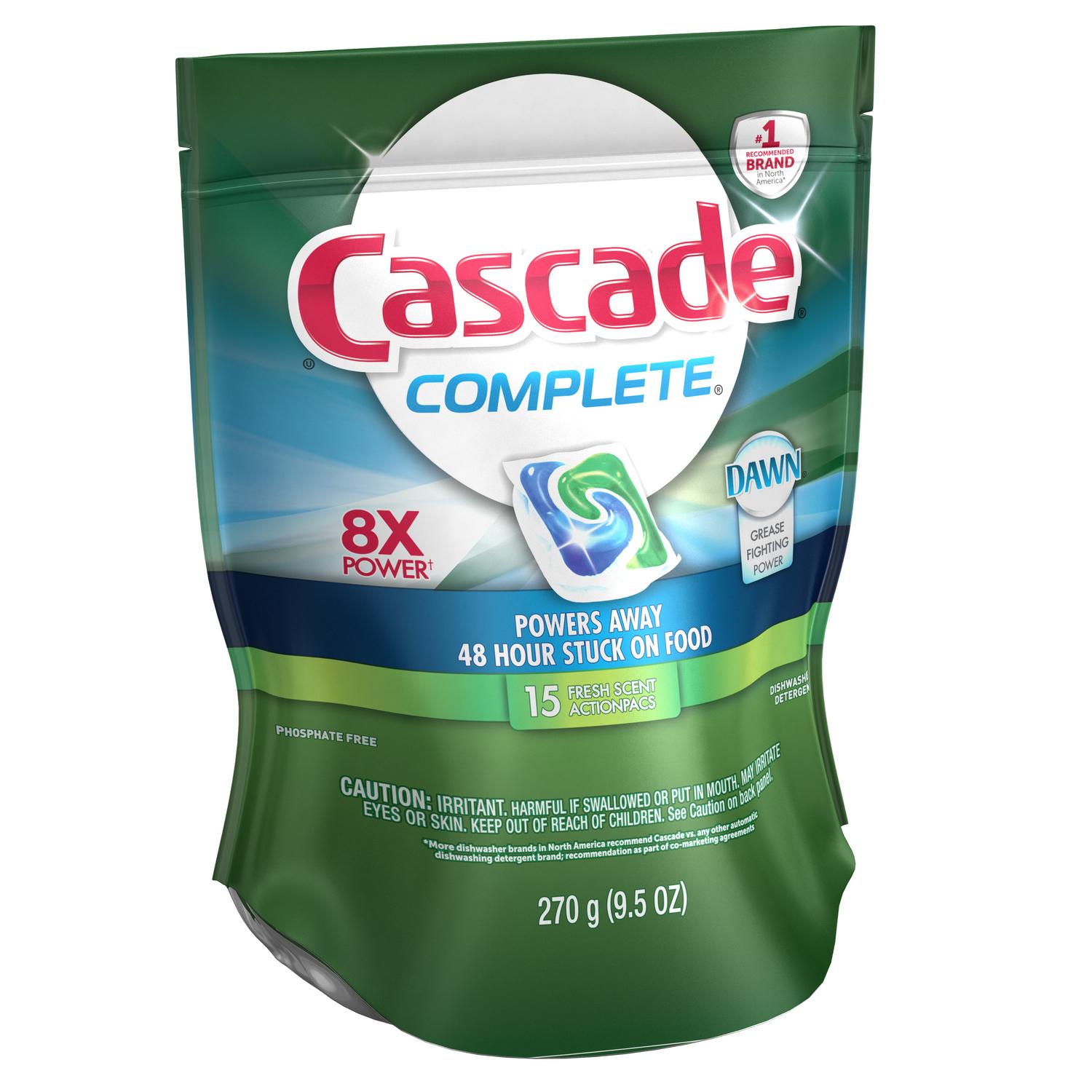 UPC 037000976943 product image for Cascade Complete Fresh Scent Pods Dishwasher Detergent 14 pk | upcitemdb.com