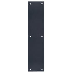 Tell Manufacturing Matte Black Stainless Steel Push Plate 1 pc