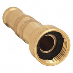 Gilmour Adjustable Twist Brass Heavy-Duty Hose Nozzle