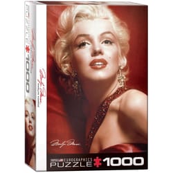 Eurographics Marilyn Monroe Red Portrait Jigsaw Puzzles Multicolored 1000 pc