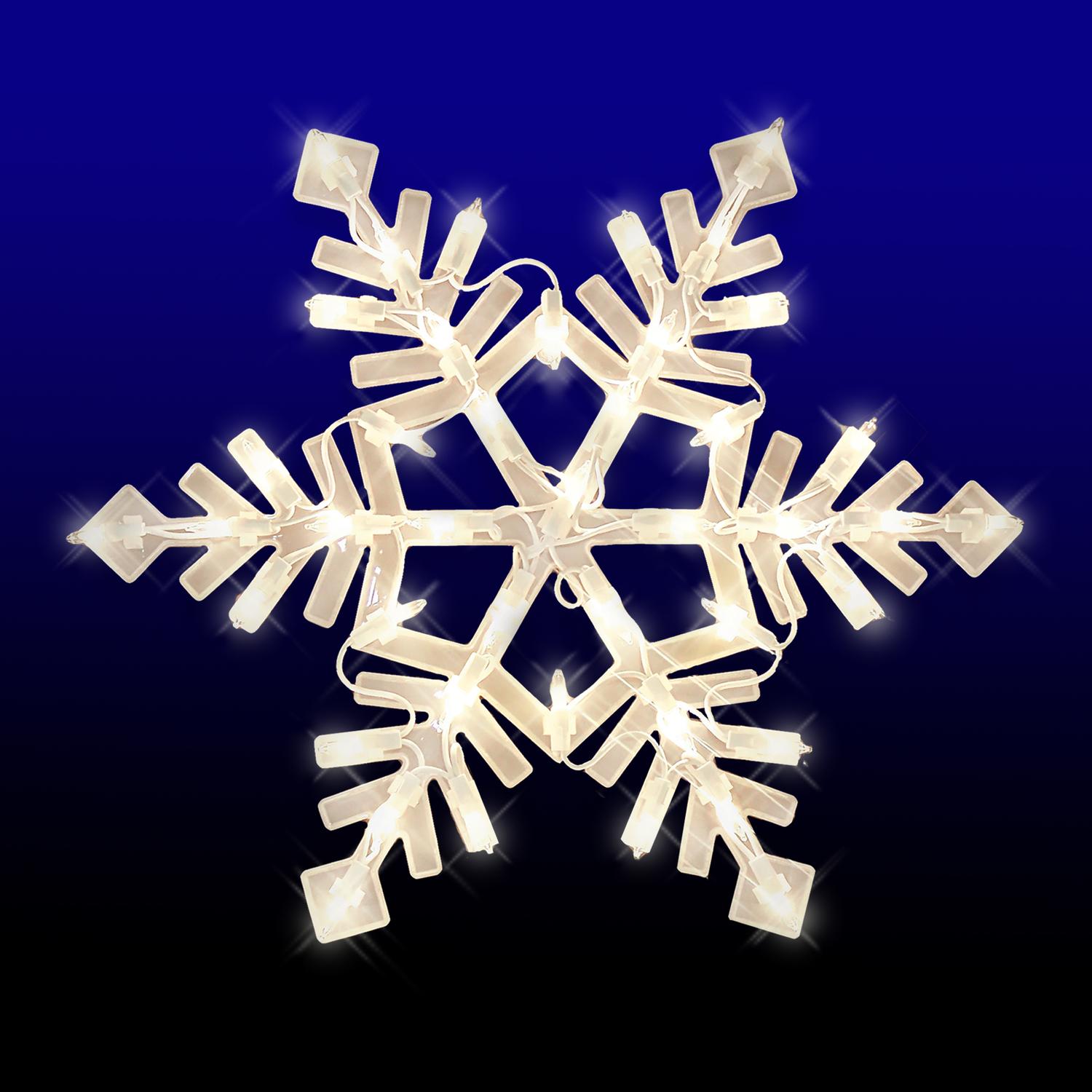 UPC 727223949991 product image for Impact Innovations 14-1/2in Pre-lit Snowflake Silhouette (94999) | upcitemdb.com