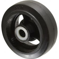The Fairbanks Company 6 in. D 820 lb. cap. Centered Wheel Rubber 1 pk