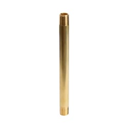 ATC 1/4 in. MPT X 1/4 in. D MPT Yellow Brass Nipple 6 in. L