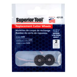 Superior Tool Replacement Cutter Wheel Black