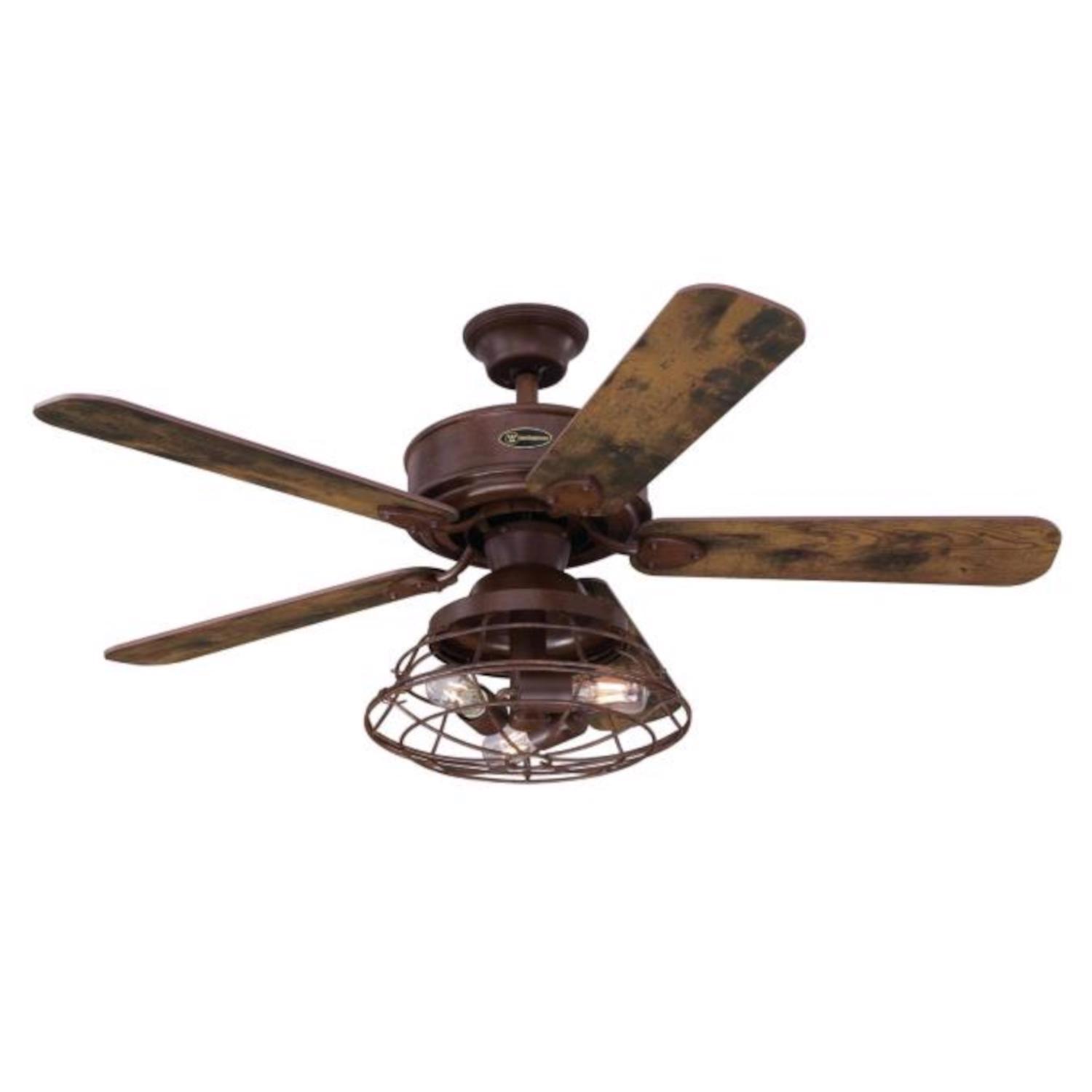 Westinghouse Barnett 48 in. Pewter Brown LED Indoor Ceiling Fan Sansujyuku sansujyuku.com