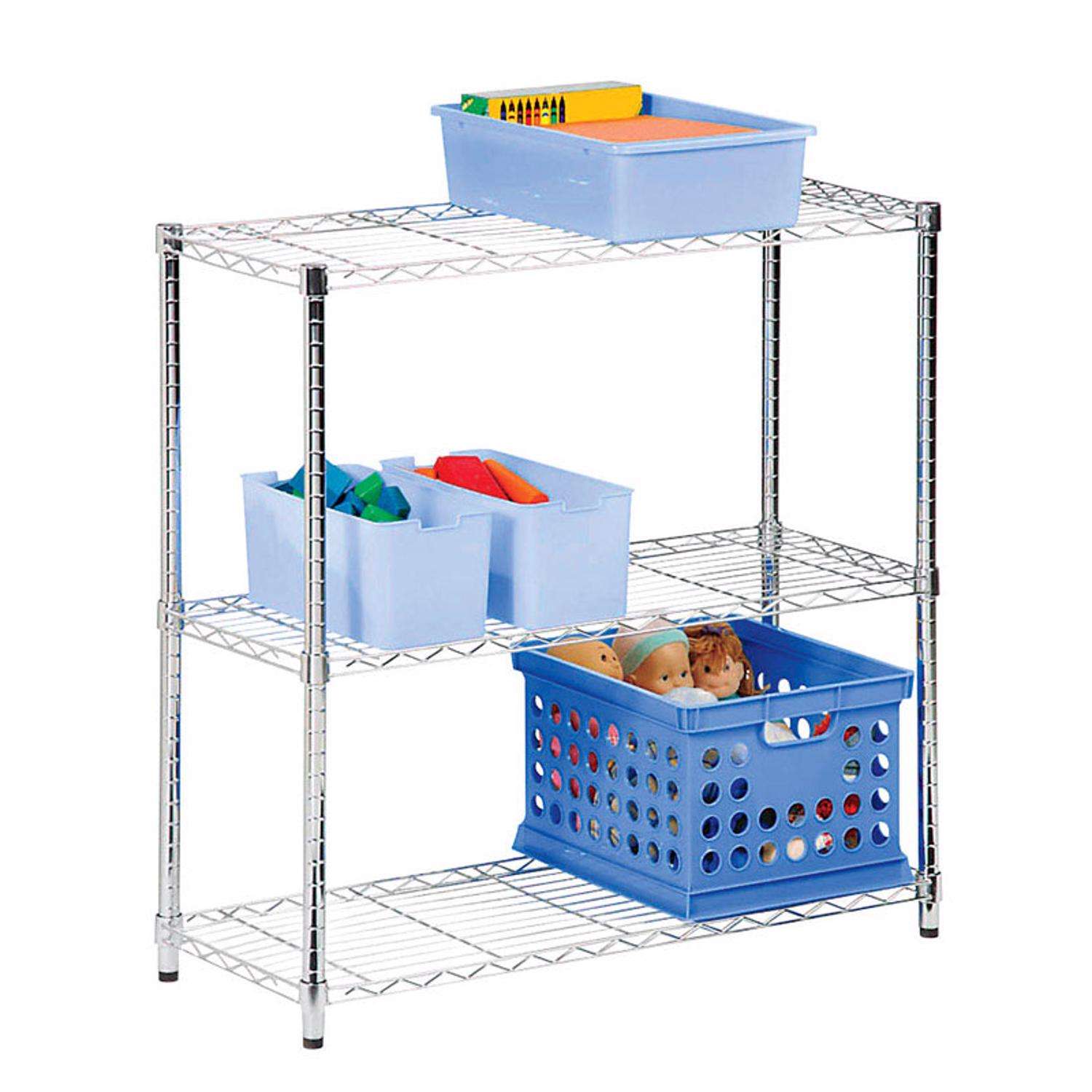 平棚 1490x300x250 Honey-Can-Do 30 in. H X 24 in. W X 14 in. D Steel Shelving