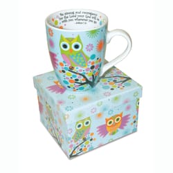 Divinity Owls on Tree Curry Mug Ceramic 1 pk