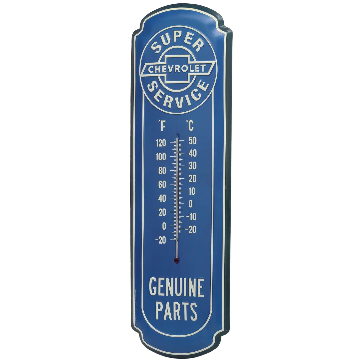 Open Road Brands Chevy Trucks Metal Wall Thermometer