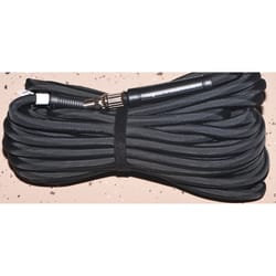 Work Hose 50 ft. L X 3/8 in. D Flexible Air Hose Black