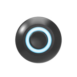 Globe Black/White Metal Wired Pushbutton Doorbell