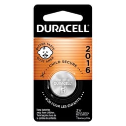 Duracell Lithium Coin 2016 3 V 75 mAh Security and Electronic Battery 1 pk