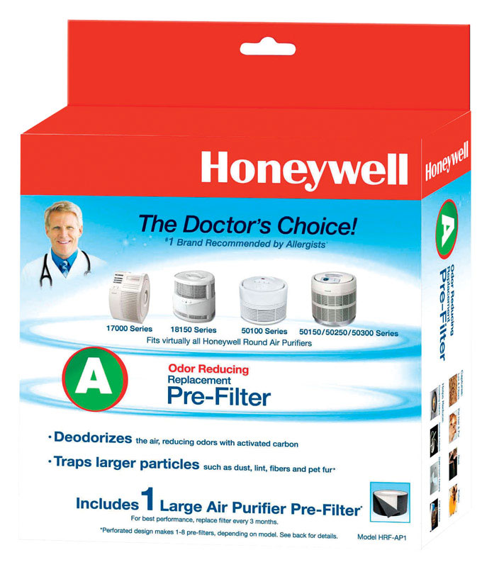 Photos - Air Conditioning Filter Honeywell 10.13 in. H X 2.75 in. W Square Carbon Pre-Filter 1 pk HRF-AP1 
