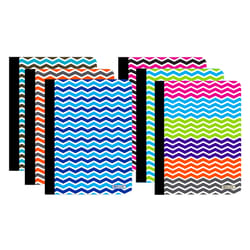 Bazic Products 9-3/4 in. W X 7-1/2 in. L College Ruled Stitched Chevron Composition Book