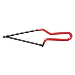 Superior Tool 6 in. High Carbon Steel Professional Mini Hacksaw Black/Red 1 pc
