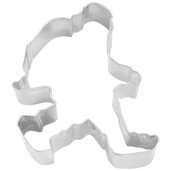 R&M International Corp 3 in. W X 4 in. L Bigfoot Cookie Cutter Silver 1 pc