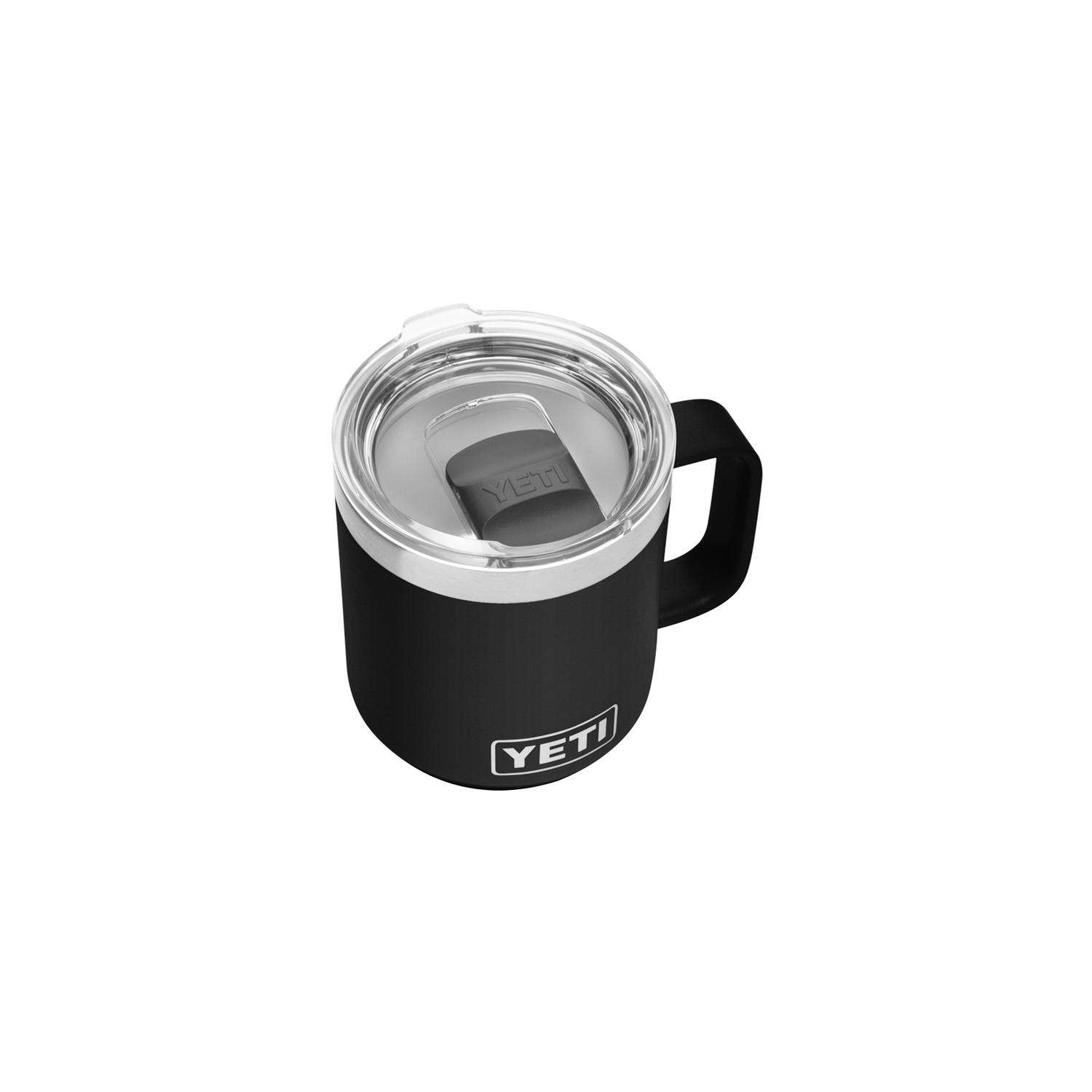 YETI Black Rambler 10 oz Stackable Mug with Magslider Lid