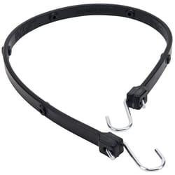 Heavy Duty Bungee Straps with Hooks, Adjustable Cords, Flat Rubber