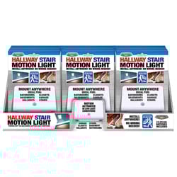Blazing LEDz LED Motion Hallway/Stairway light Plastic 1 pk