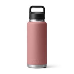 YETI Rambler 36 oz Sandstone Pink BPA Free Bottle with Chug Cap