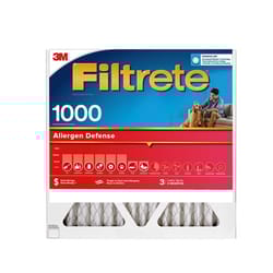 Filtrete Allergen Defense 20 in. W X 20 in. H X 1 in. D 1000 MPR Pleated Air Filter 1 pk